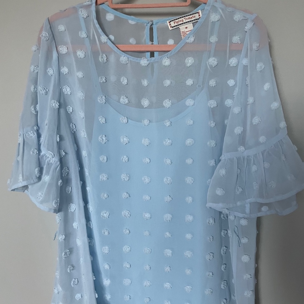 Flying Tomato puff shirt